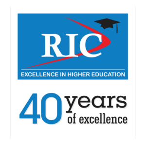 Logo for Royal Institute Campus celebrating 40 years of excellence in providing world-class higher education in Sri Lanka