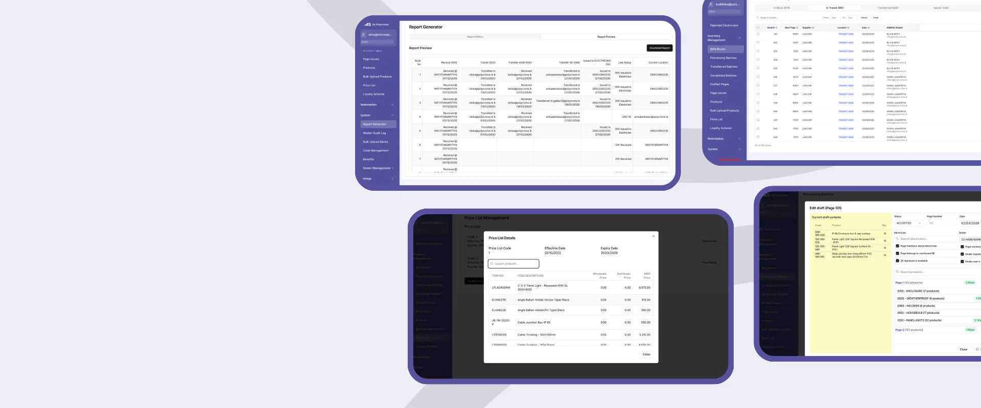 ELMS Platform Screenshot
